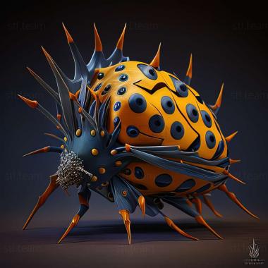 3D модель Gasteracantha falcicornis (STL)